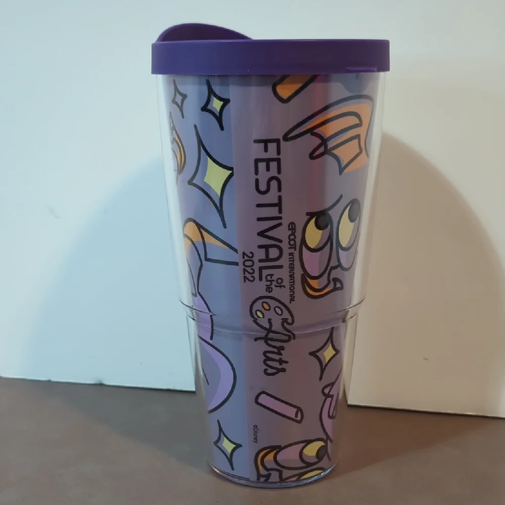2022 Epcot International Festival Of The Arts Disney Figment 24oz Tervis Tumbler